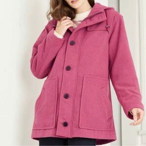 A New Day Sweet Rose Hooded Duffel Jacket Size Small